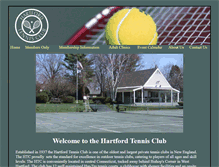 Tablet Screenshot of hartfordtennisclub.com